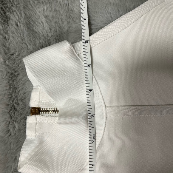 White Bandage Midi Dress - Size Small, Elegant & Flattering - Picture 6 of 12